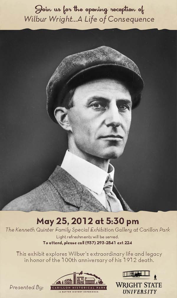 poster for Wilbur Wright exhibit 2012
