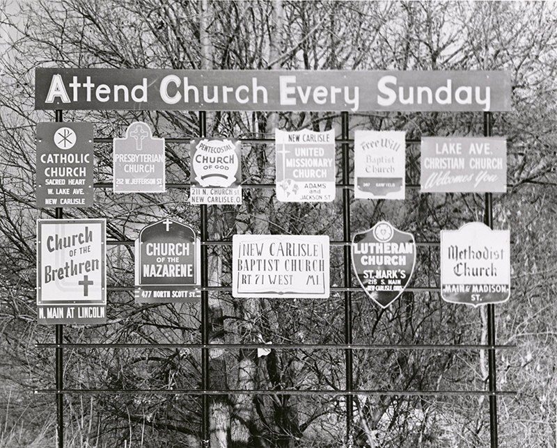 Church signs, 1963