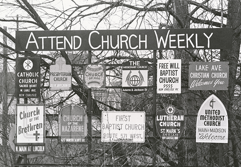 Church signs, 1974