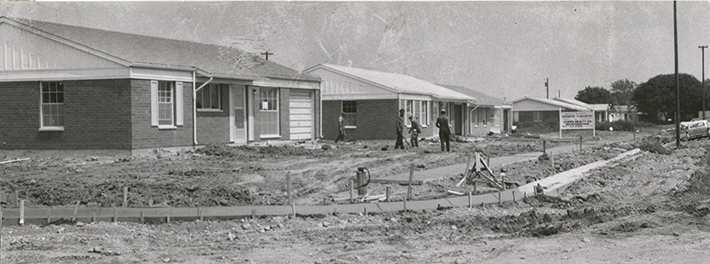 New houses in New Carlisle, 1960