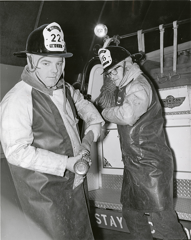 Two firemen, 1963