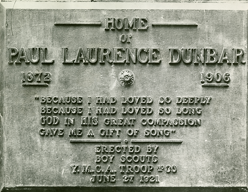 Dunbar plaque