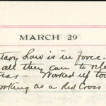 JGC Schenck diary entry, March 29, 1913