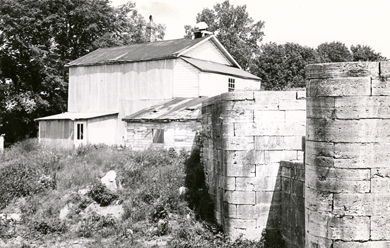 Miami-Erie Canal lock-tender's house, 1964