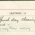 JGC Schenck diary entry, April 3, 1913