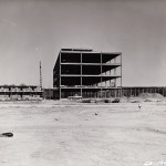 Allyn Hall under construction. (University Archives)