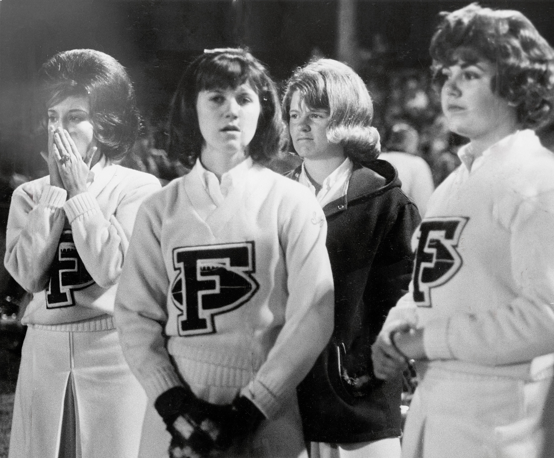 Fairmont West H.S. Cheerleaders, 1963 (Fairmont_03)