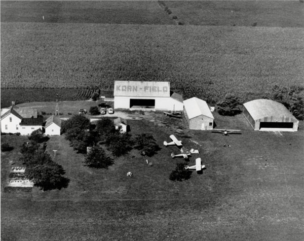 Korn Field and Farm in Jackson Center, Ohio circa 1948 (ms220_1_1_002)
