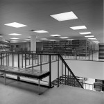 Old library in Millett Hall, 1969 (6904-24-5 6)