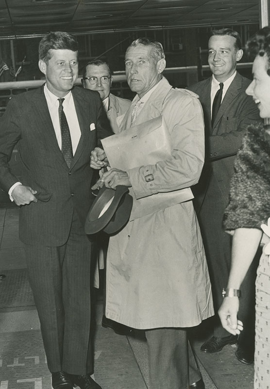 Kennedy with James M. Cox Jr. at Biltmore Hotel (1960)