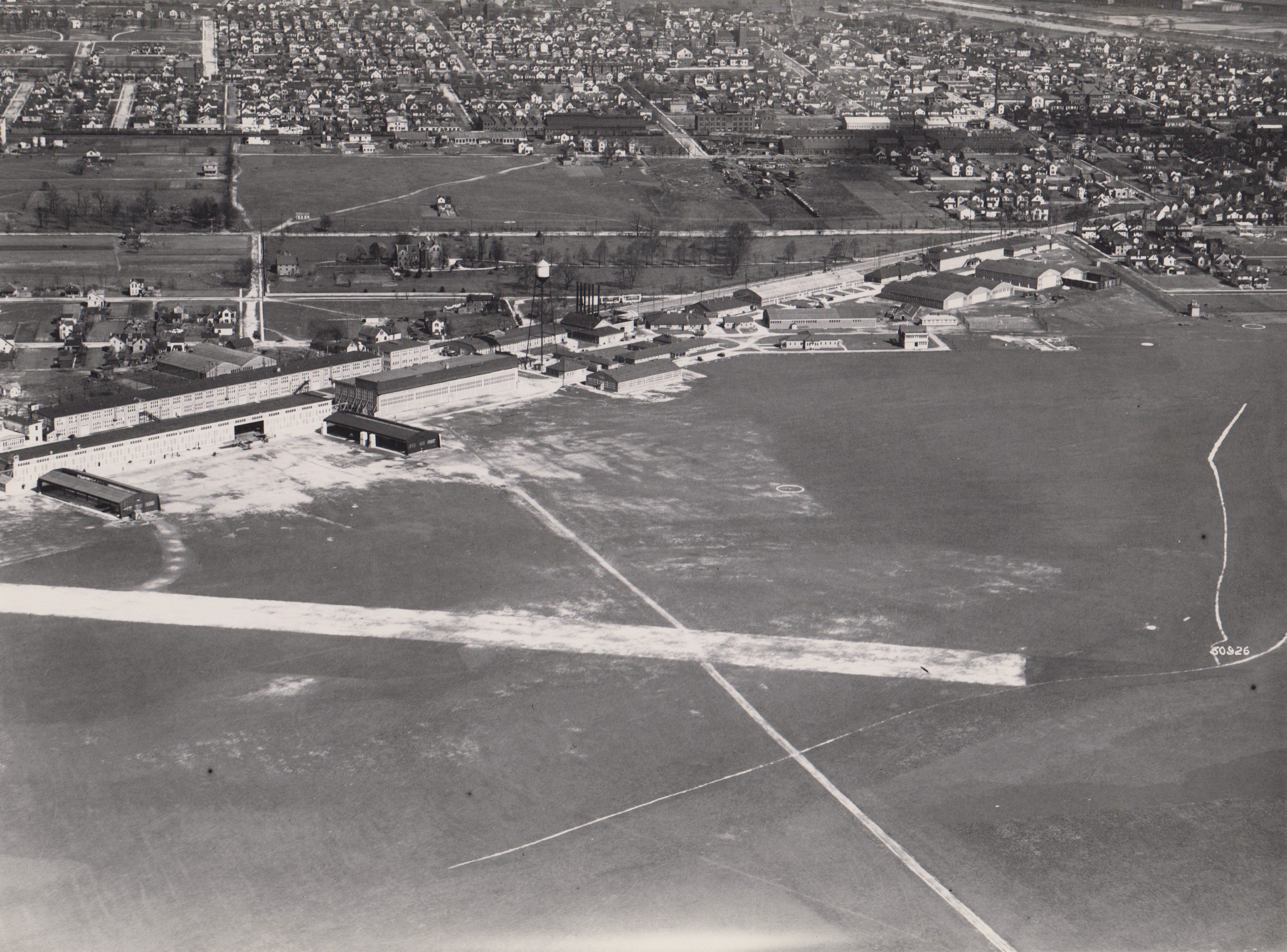 McCook Field aerial view, 1922
