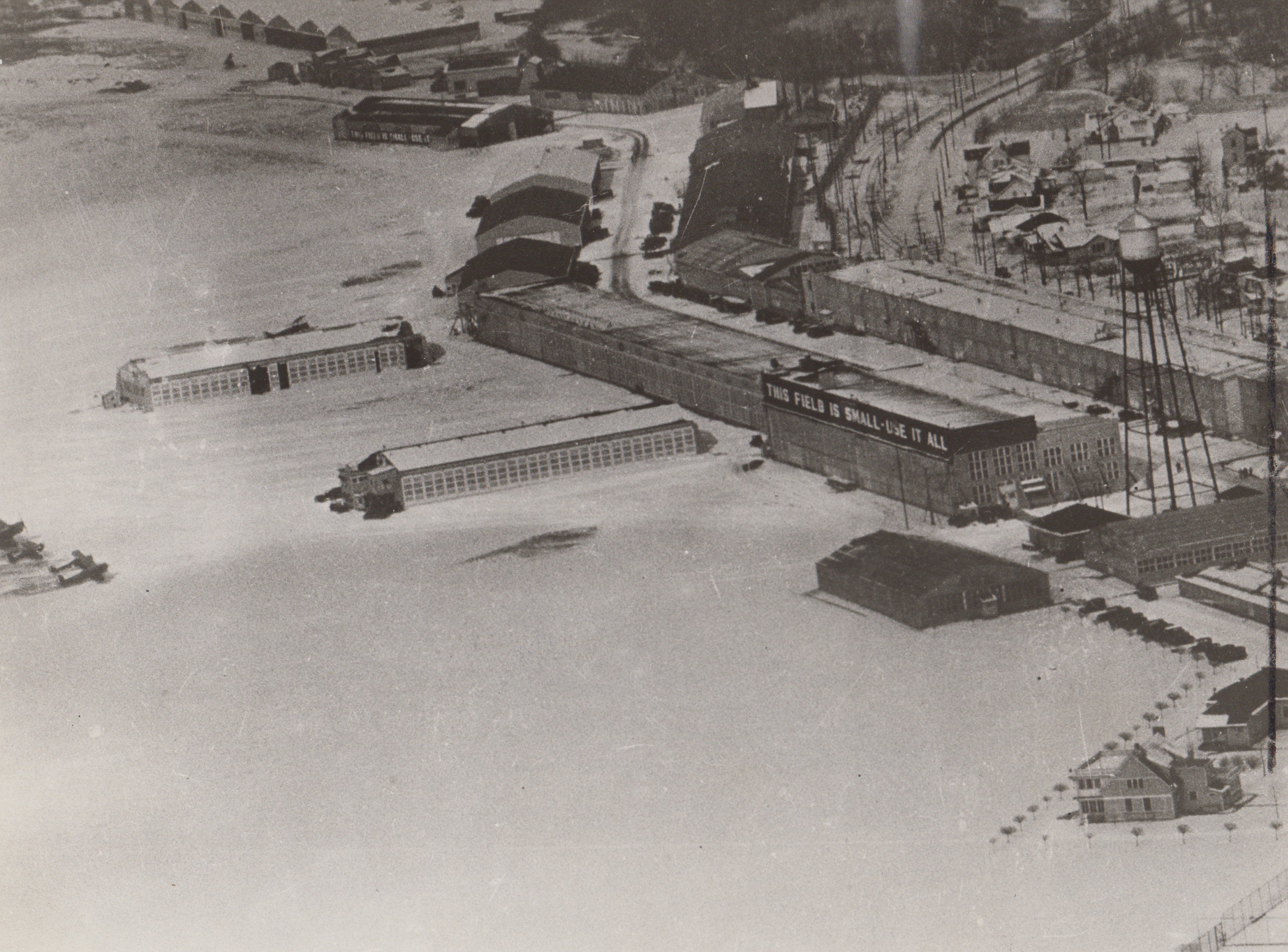 McCook Field, aerial view, ca. 1920
