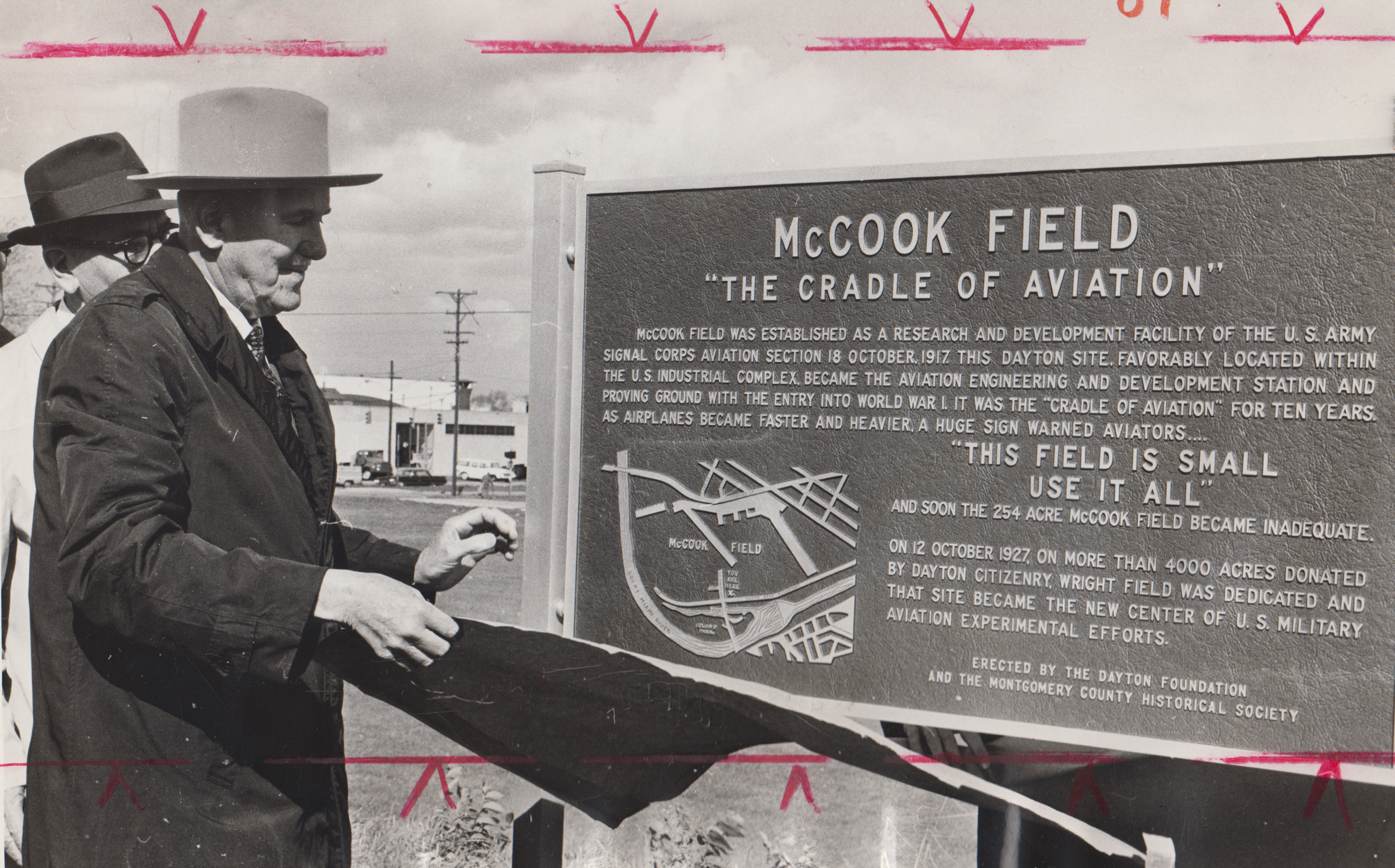 McCook Field Historic Marker, 1967