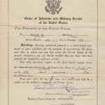 Donald M. Wallace draft letter, 1918 (from MS-92)