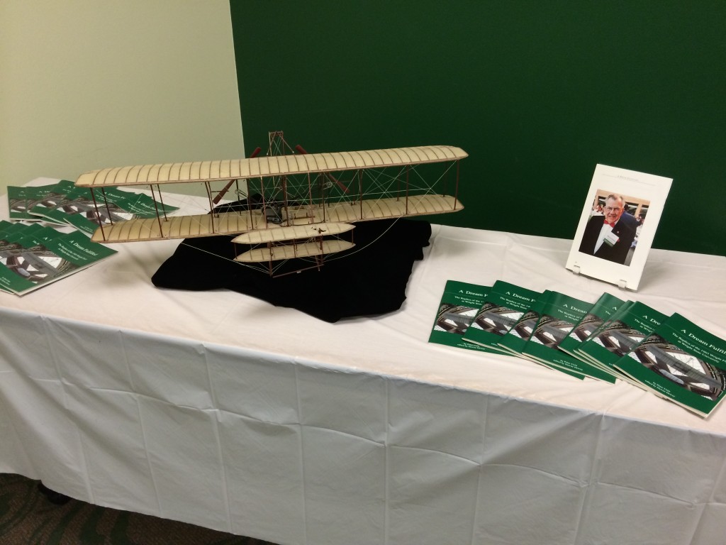Howard DuFour and Wright Flyer model, 6/13
