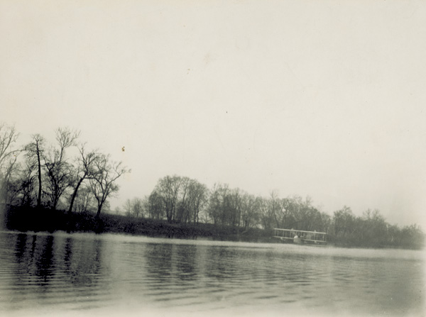 Wright Model G Aeroboat taking off on the Great Miami River, 1913 (photo # ms1_20_3_8)