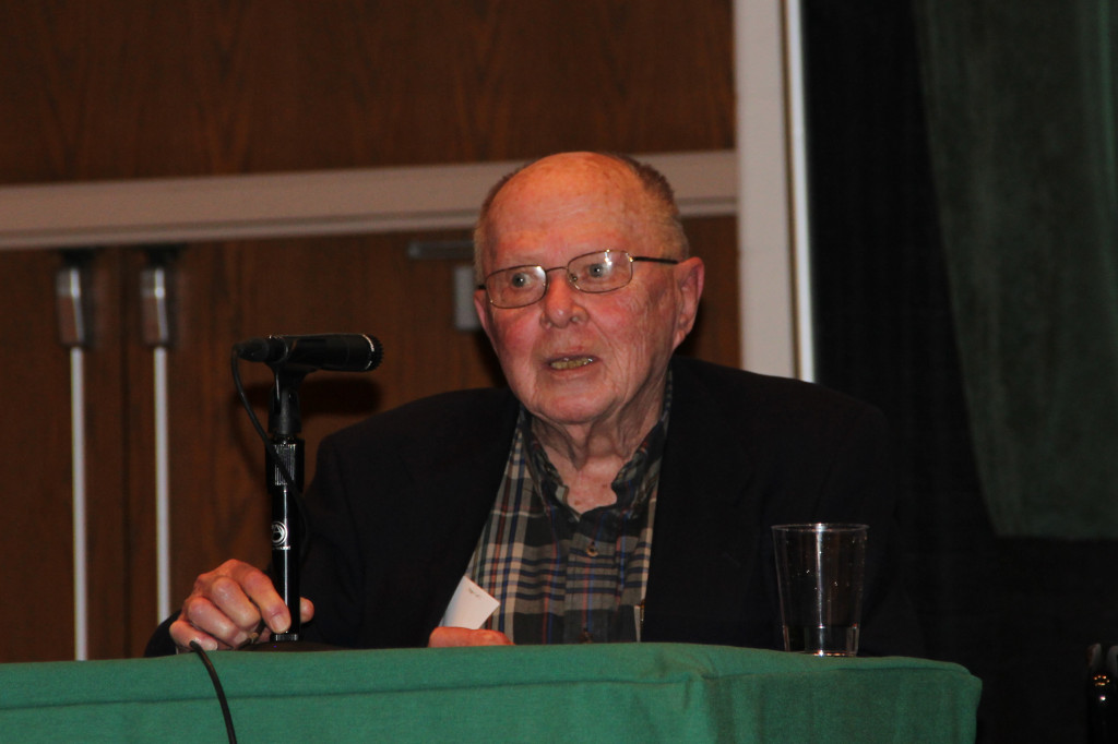 Dr. Charles Berry sharing his recollections on the early days of Public History at Wright State, Oct. 17, 2014.