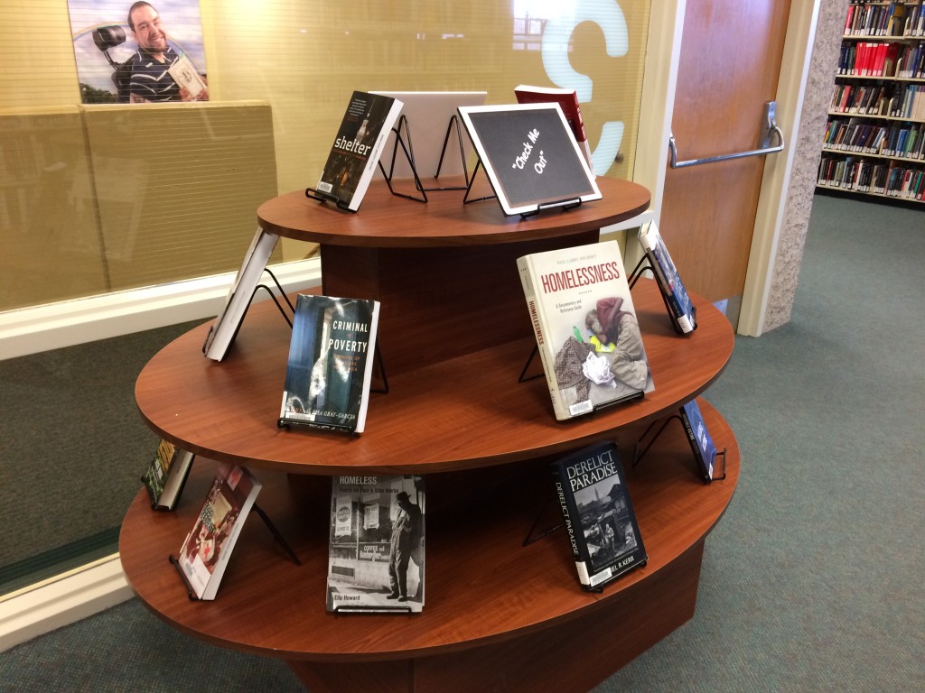 Hunger and Homelessness Book Display, Nov. 2014