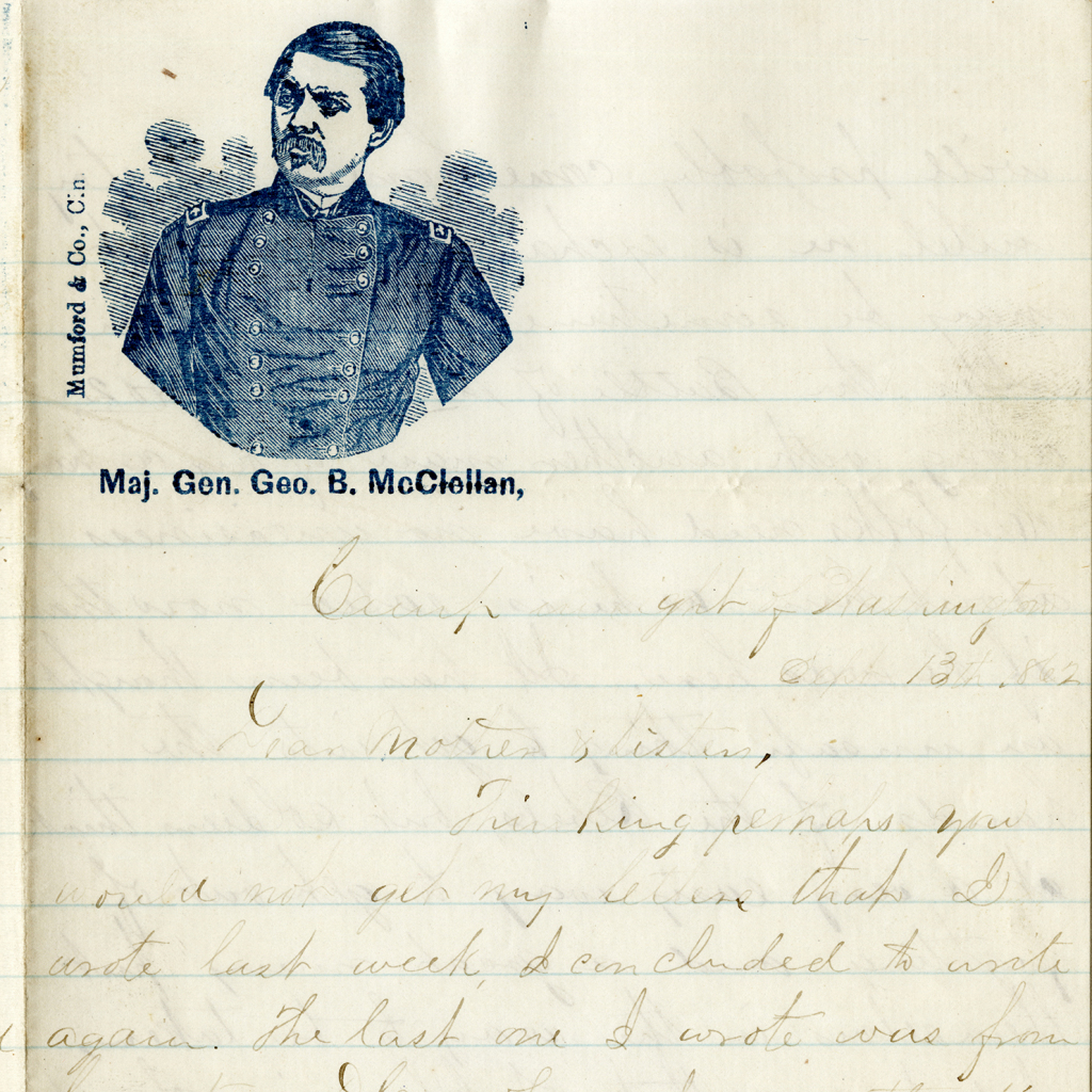 Letter from Oscar Ladley to his family, Sept. 13, 1862 (ms138_01_03_09)