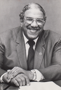 Mayor James H. McGee, 1982. Photo by Bill Shepherd, Dayton Daily News. From Dayton Daily News Archive (MS-458), VIP Files.