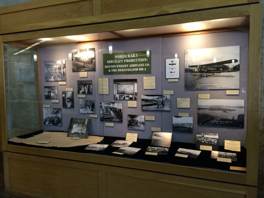 World War I Aircraft Production: Dayton-Wright Airplane Co. & the DeHavilland DH-4 exhibit, March 2015