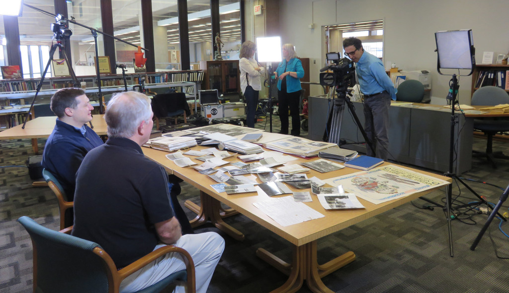 Archivist and amateur film-maker Gino Pasi was invited to take a peek at the CBS camera equipment