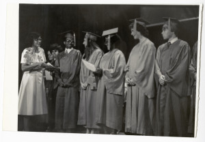 Students at graduation (MS358_53_01_099)