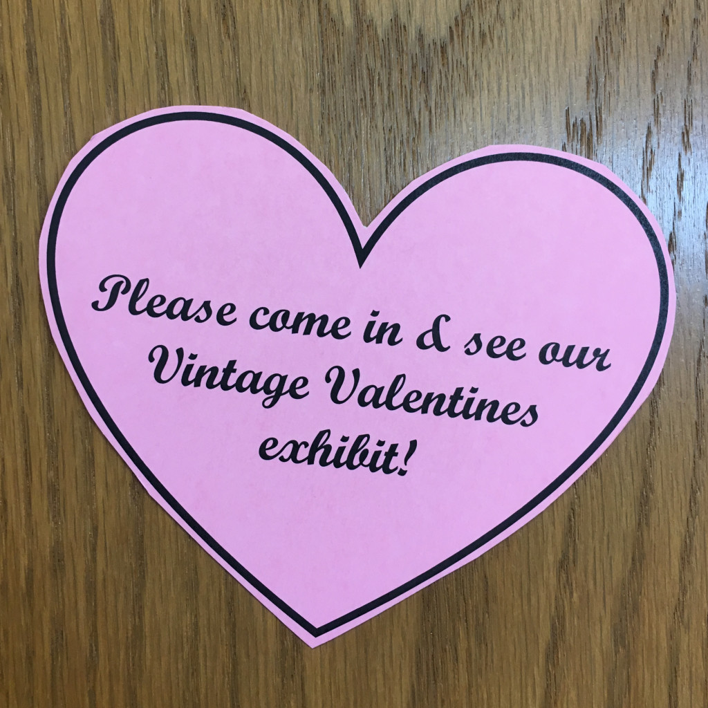 Vintage Valentines Exhibit Welcome