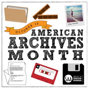 American Archives Month logo for 2019