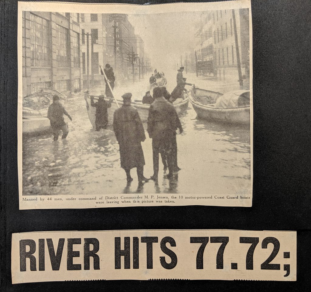 River Hits 77.72 feet at Cincinnati, 1937 (from MS-663)