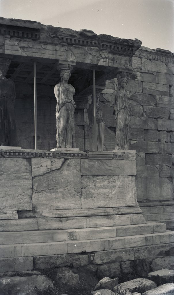 Erechtheion in Athens, Greece, circa 1909-1921 (sc381_01_23_03)
