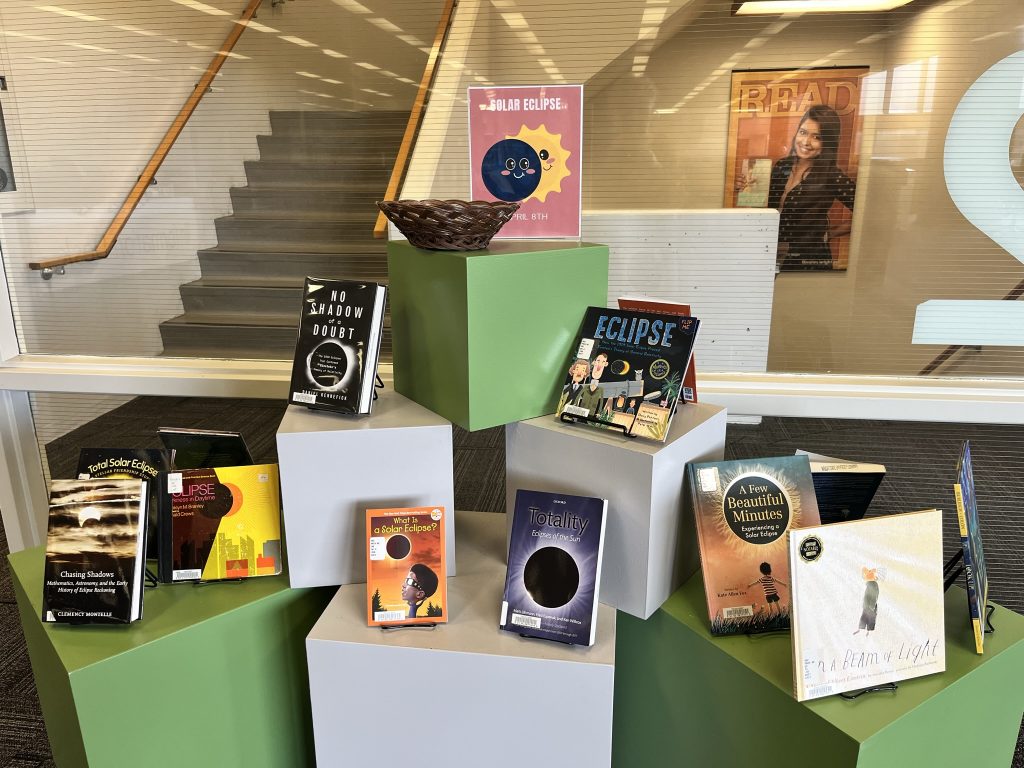 Image of Total Solar Eclipse Book Display